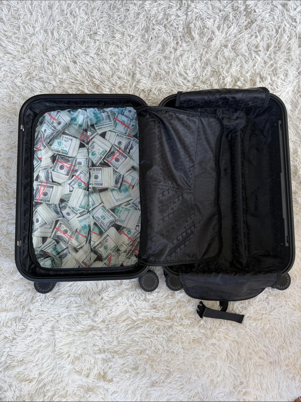 Sprayground Nightsharks Worldwide Sharkitecture Carry On Luggage SOLDOUT FOREVER